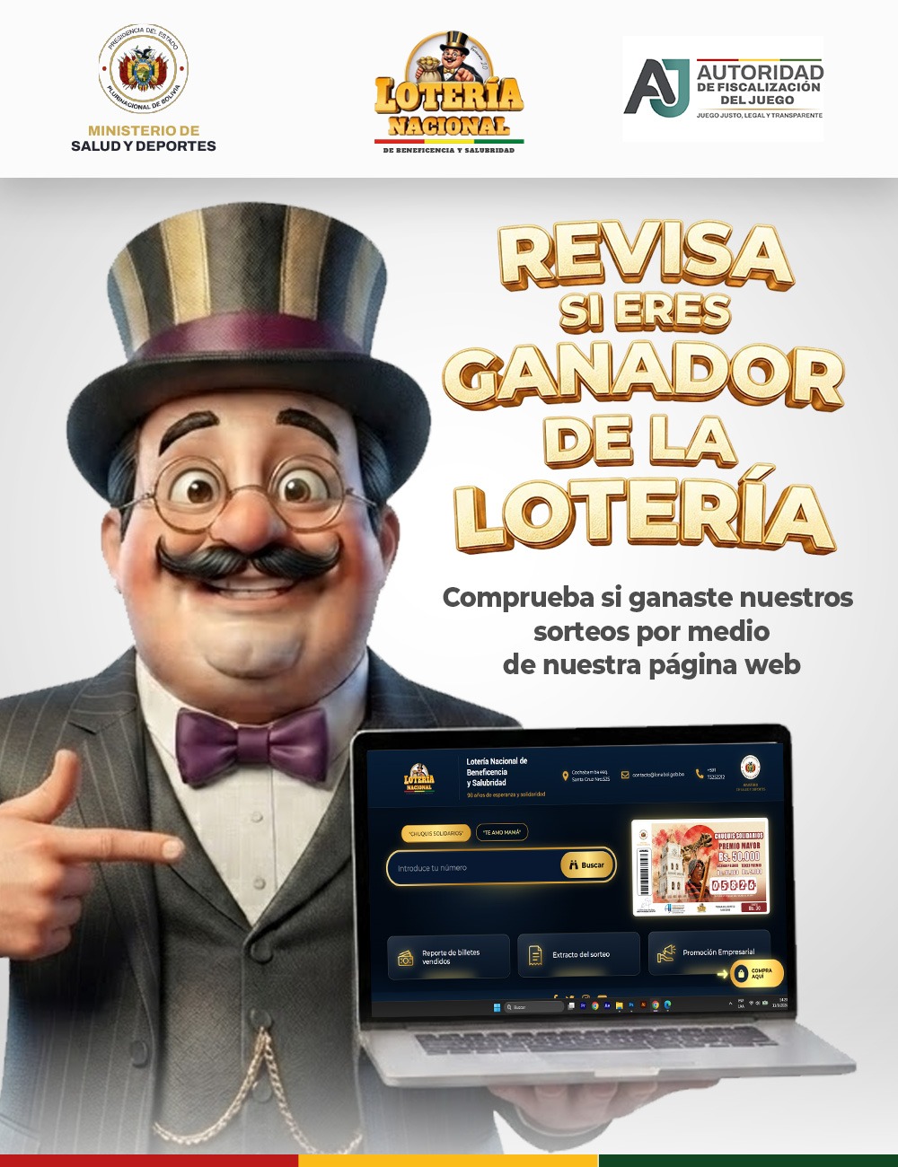 Publicidad Loteria Nacional de Beneficencia y Salubridad